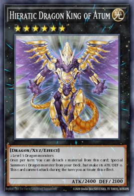 Dragon Hiératique Roi d'Atum
