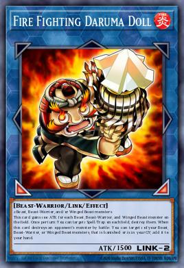 Daruma Combattant de Feu